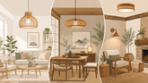 Do jakich stylów wnętrz pasują lampy drewniane?