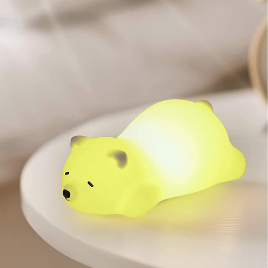 Veilleuse Bébé LED Rechargeable USB - La Lampe de Chevet Parfaite pour Votre Tout-Petit