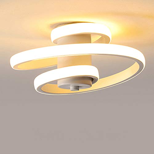 Plafonnier LED Moderne 18W - L'éclairage créatif en forme de spirale pour une ambiance élégante