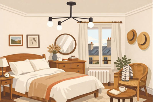 Comment choisir la taille d’un luminaire suspendu pour la chambre  Guide selon le type de lit