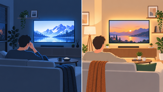 Faut-il ajouter un éclairage autour du mur TV du salon pour éviter la fatigue visuelle ?