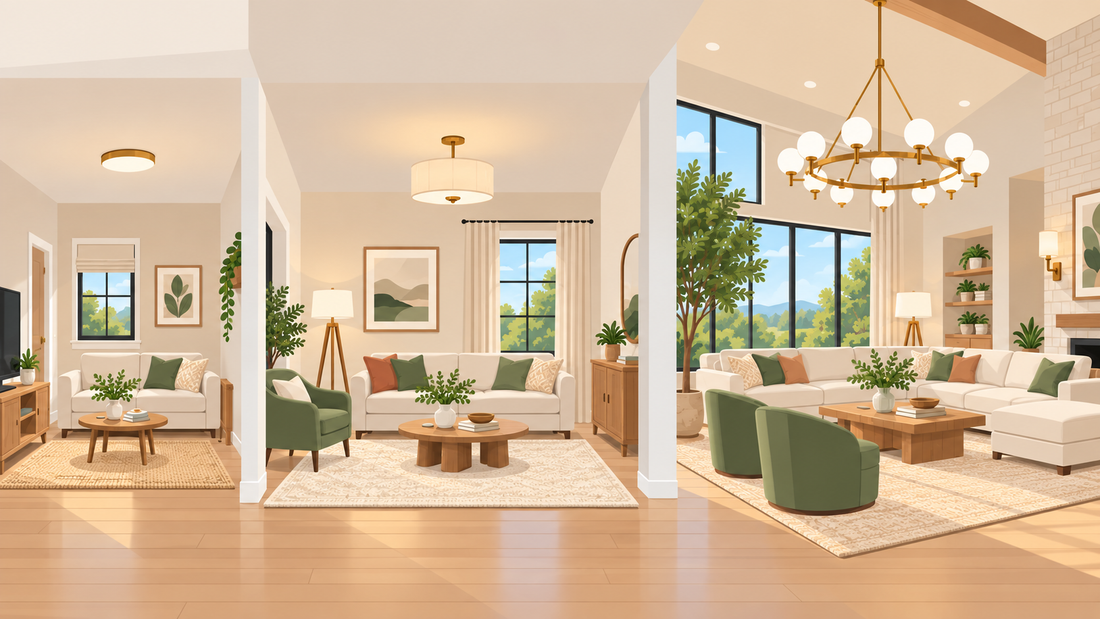 Comment adapter le style des luminaires à la taille du salon ?
