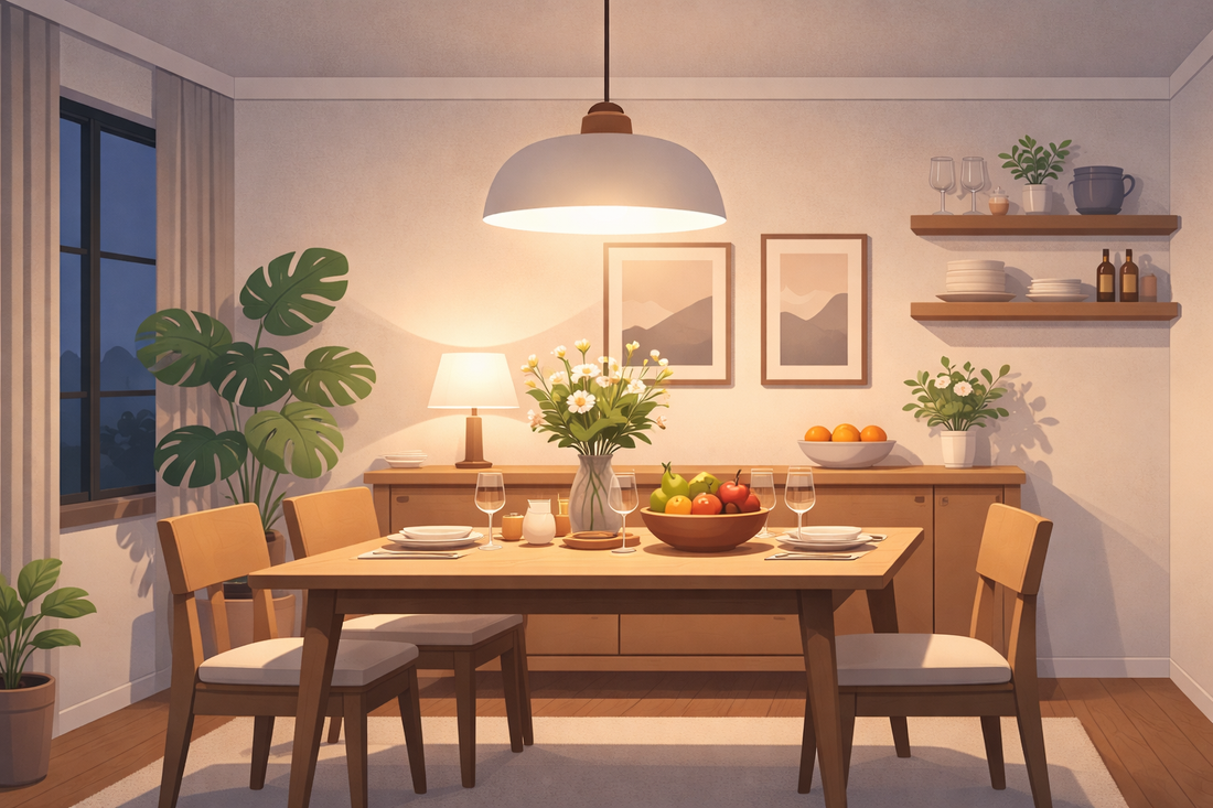 Quelle taille de suspension choisir pour une salle à manger ? Guide selon la table