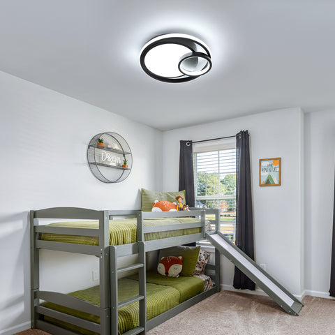 Nowoczesna lampa sufitowa LED o mocy 36 W, oszczędzająca 80% energii, pozbawiona migotania, elegancka konstrukcja z przezroczystym akrylowym abażurem, idealna do salonu i łazienki
