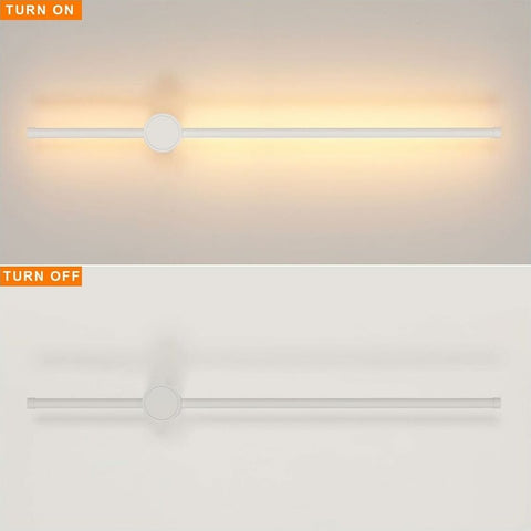 Diagramme de l'effet d'éclairage mural