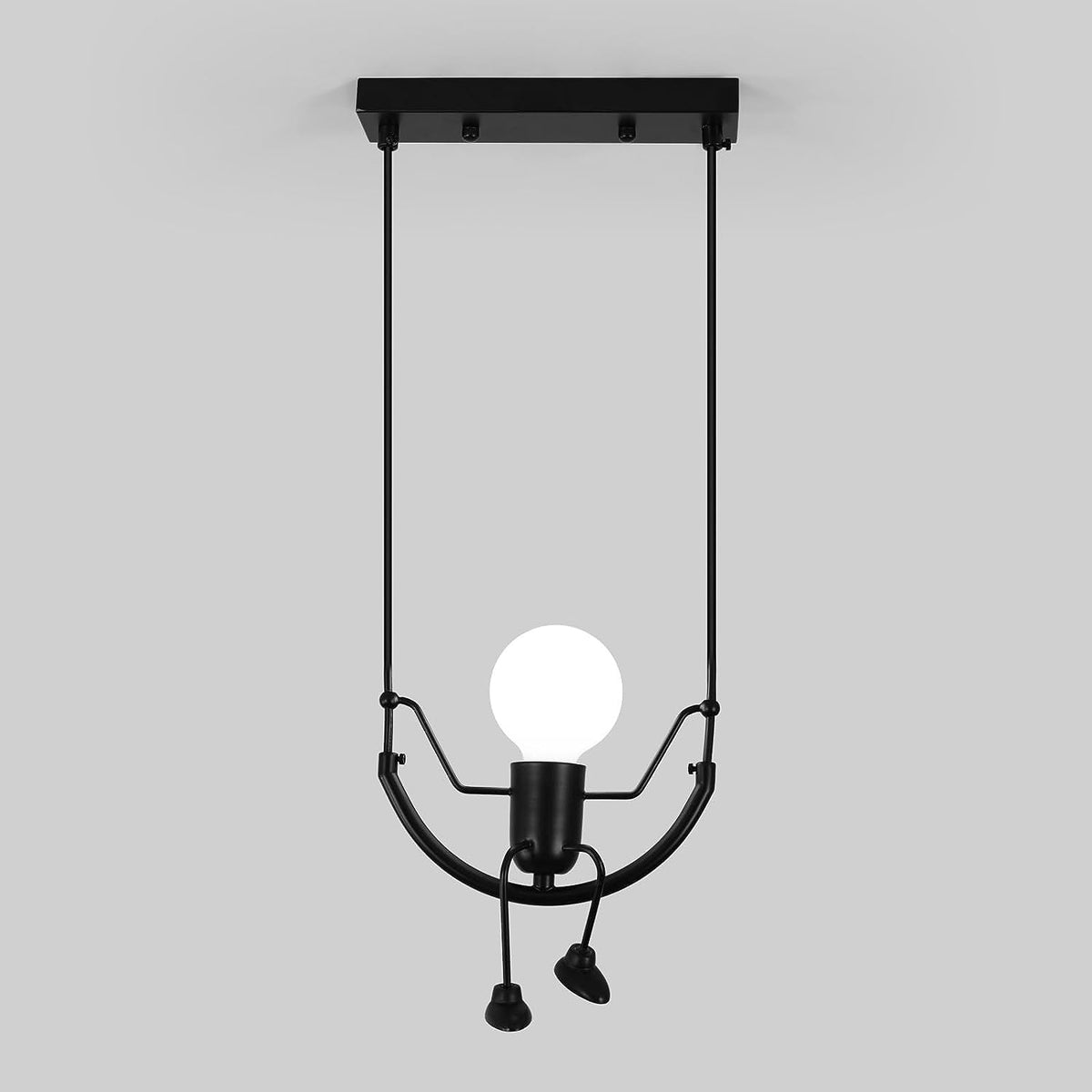 Suspension, Lustre Intérieur E27, Moderne/Rétro Humanoid Lampe Suspension 