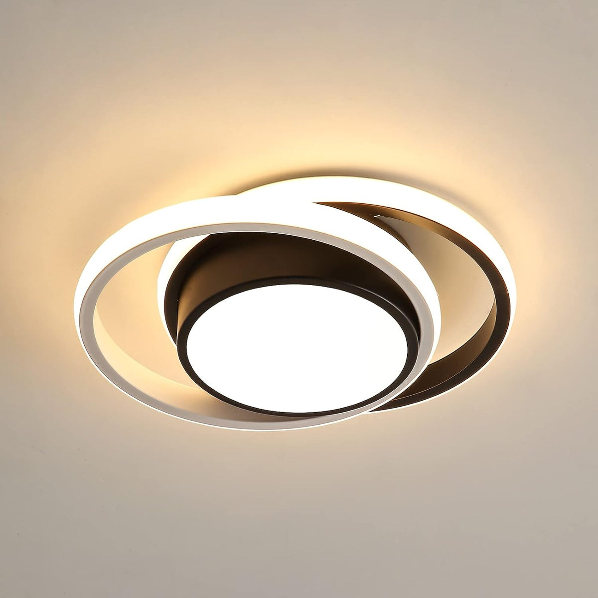 Plafonnier LED rond, Lampe de Plafond moderne 32W