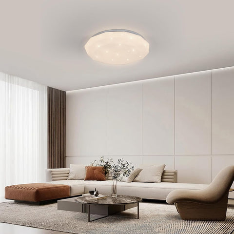Lampa sufitowa, lampa sufitowa LED Star 24W, neutralna biel 4000K, żyrandol LED, nowoczesna diamentowa lampa sufitowa do sypialni dziecięcej, kuchni, korytarza, sypialni, łazienki