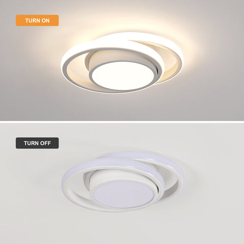 Lampa sufitowa LED, okrągła lampa sufitowa 32W, nowoczesna oprawa sufitowa do przedpokoju sypialnia kuchnia salon, chłodna biel 4000K