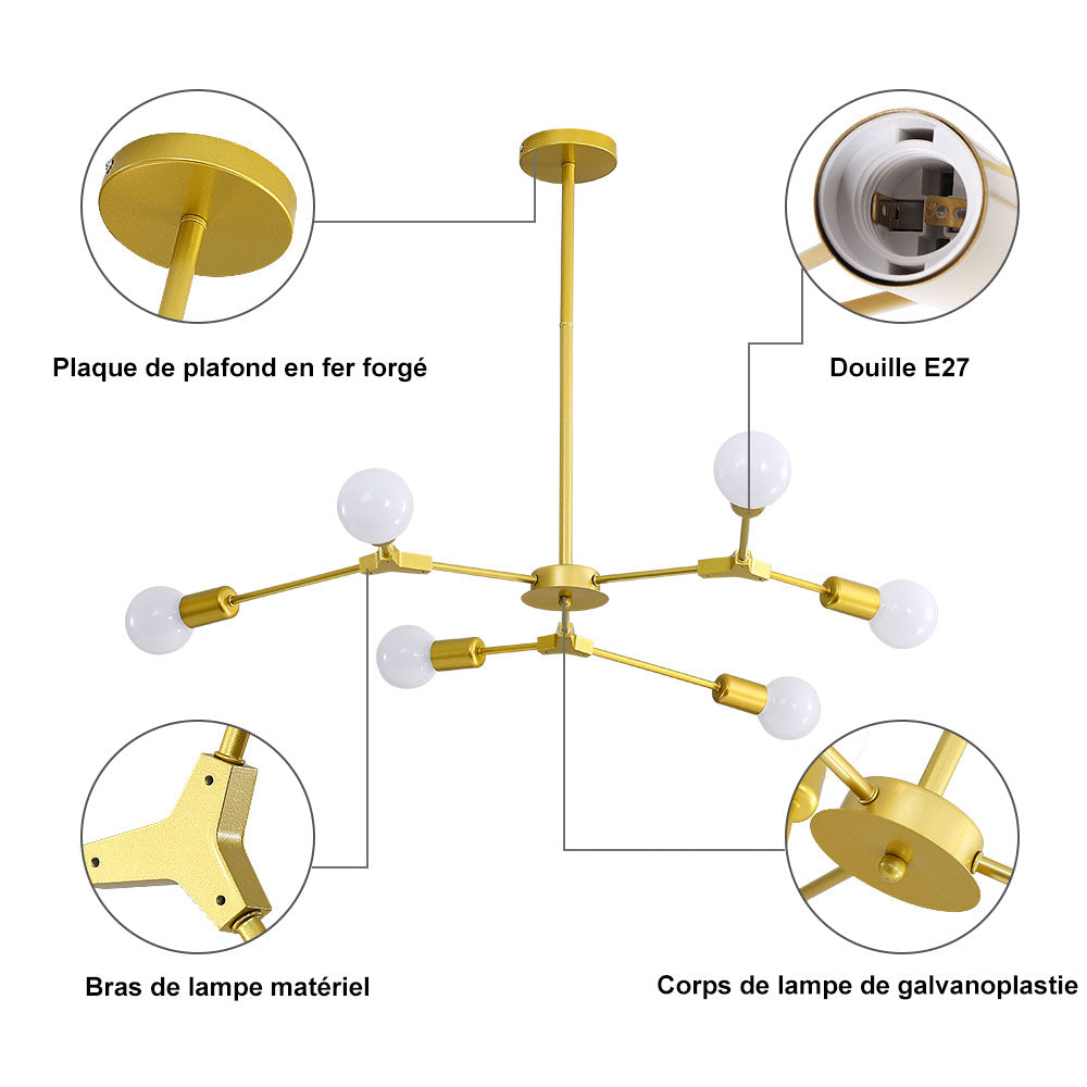 Détails du plafonnier