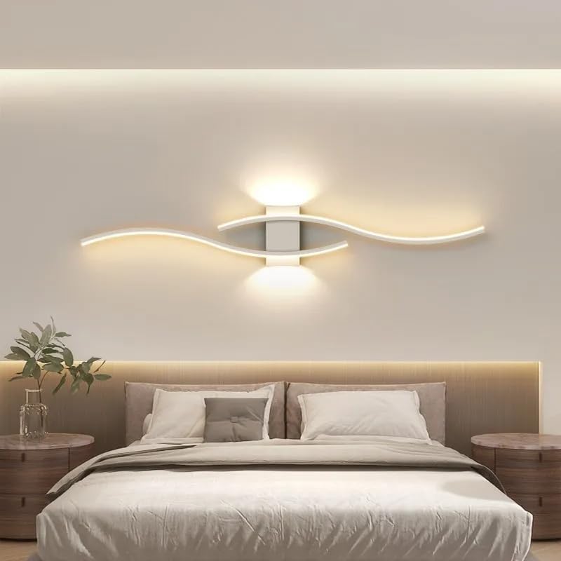 Minimalistyczna Lampa Ścienna LED z Łukiem