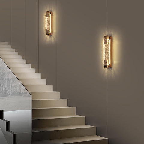 Kinkiet LED Crystal Gold 12W