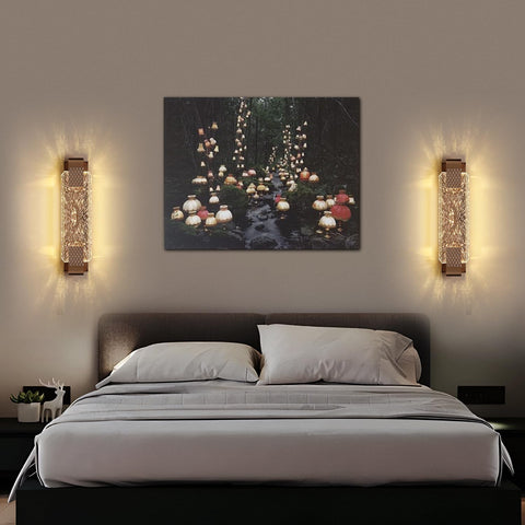 Kinkiet LED Crystal Gold 12W