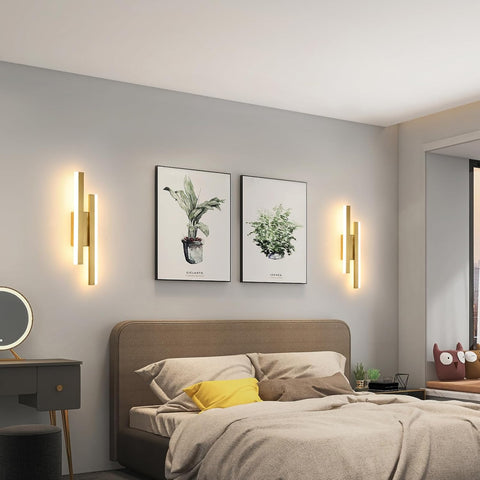 Nowoczesny Kinkiet LED Złoty – Design Liniowy