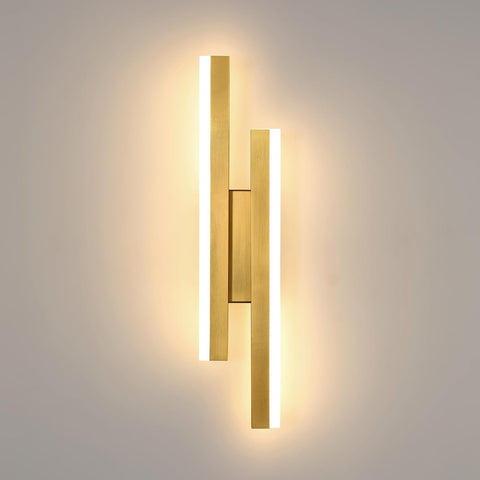 Nowoczesny Kinkiet LED Złoty – Design Liniowy