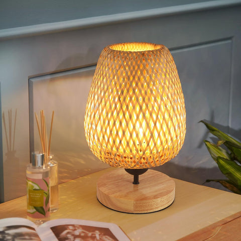 Naturalna Lampa Bambusowa – Światło Zen