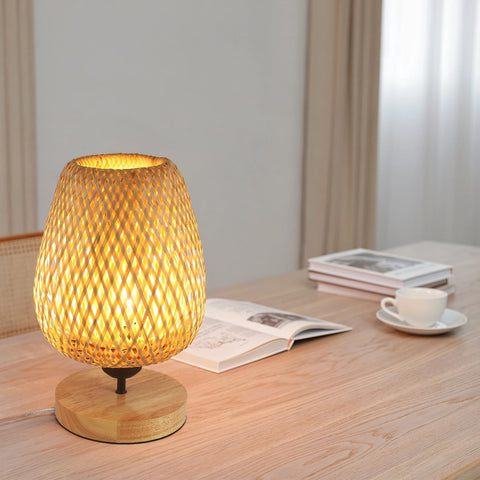 Naturalna Lampa Bambusowa – Światło Zen