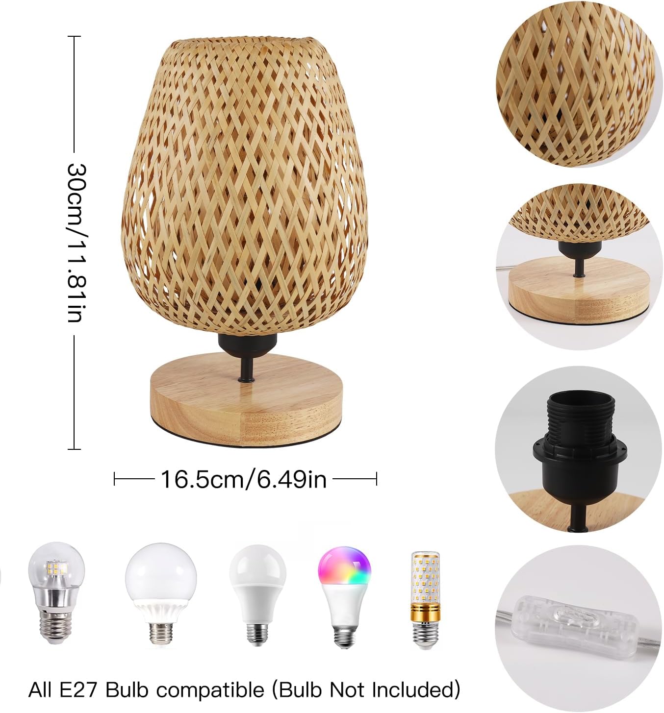 Naturalna Lampa Bambusowa – Światło Zen