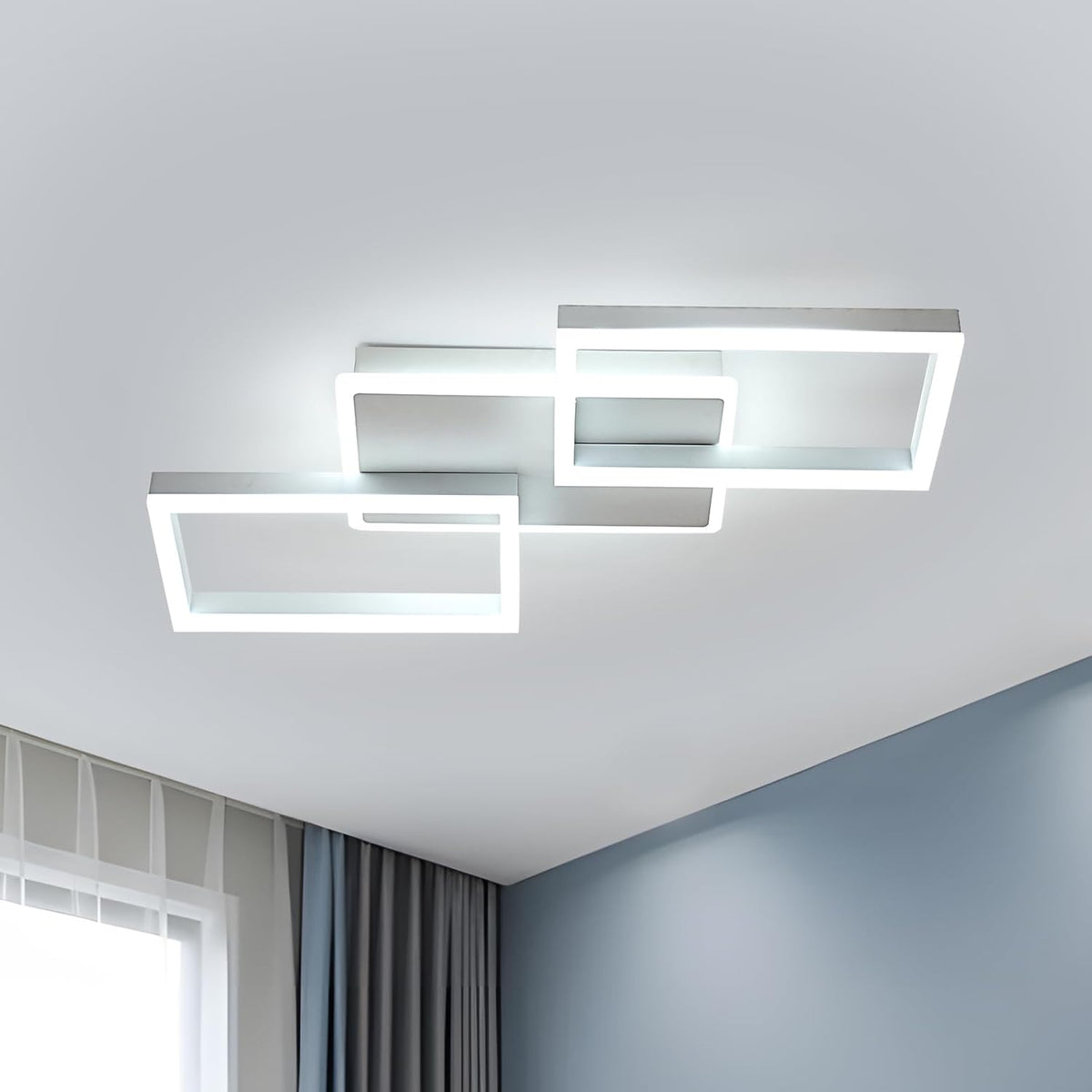 Nowoczesna Kwadratowa Lampa Sufitowa LED 46W
