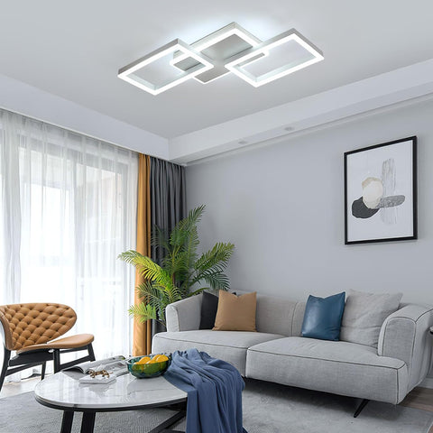 Nowoczesna Kwadratowa Lampa Sufitowa LED 46W