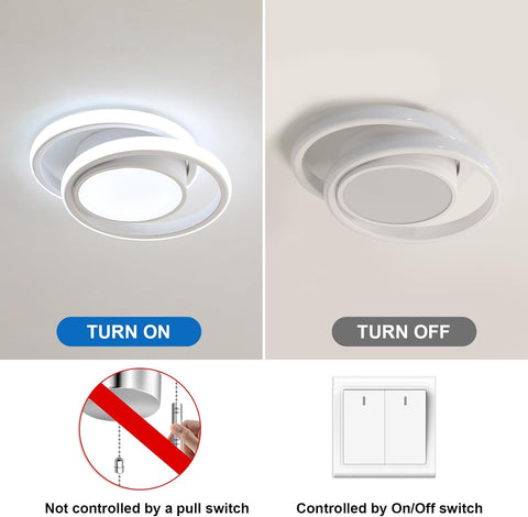 Nowoczesna Okrągła Lampa Sufitowa LED 32W 6500K