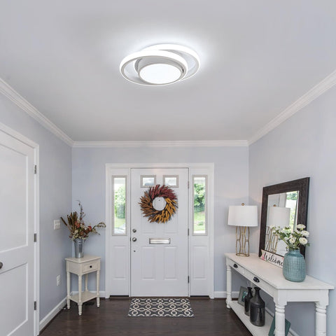 Nowoczesna Okrągła Lampa Sufitowa LED 32W 6500K