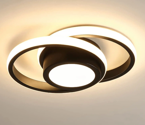 Lampa sufitowa LED, okrągła lampa sufitowa 32W 2500lm, nowoczesna oprawa sufitowa do przedpokoju sypialnia łazienka kuchnia salon