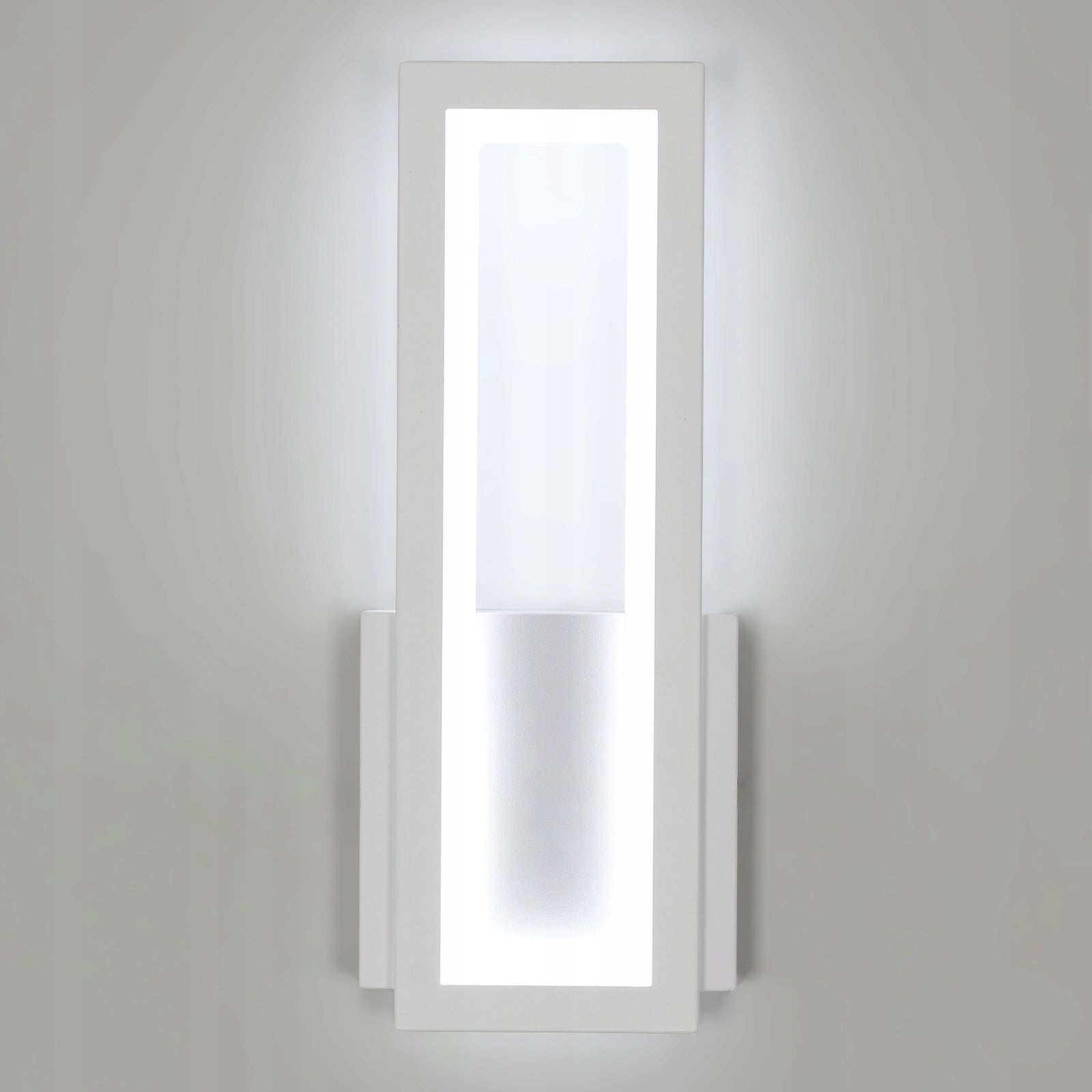 Applique Murale LED, Blanc Rectangulaire, 12W 6500K