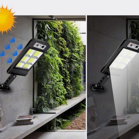Zewnętrzne lampy solarne Wodoodporne IP65 [Klasa energetyczna A+]