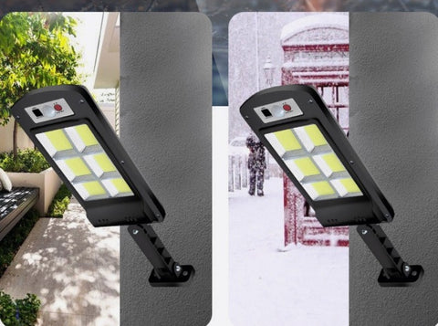 Zewnętrzne lampy solarne Wodoodporne IP65 [Klasa energetyczna A+]
