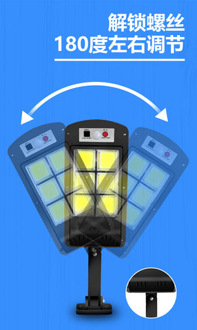 Zewnętrzne lampy solarne Wodoodporne IP65 [Klasa energetyczna A+]