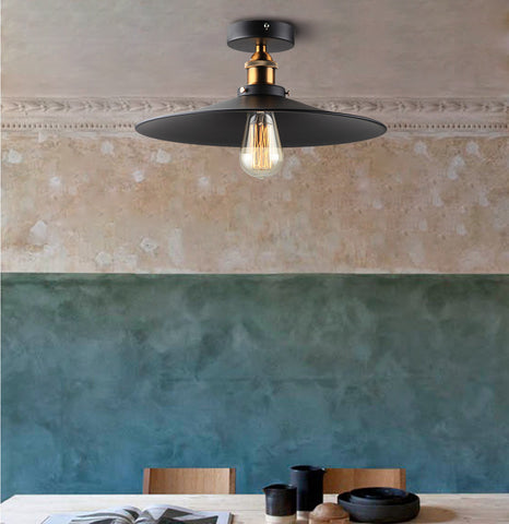 E27 czarna metalowa lampa wisząca retro, lampa wisząca E27 oświetlenie sufitowe Vintage lampa sufitowa lampa wisząca E27 lampa sufitowa (bez żarówki)