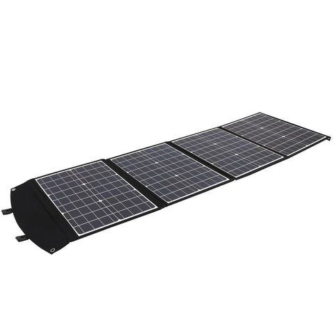 Panel słoneczny 120 W — moc monokrystaliczna, 3 interfejsy, wyjście DC 19 V/6,31 A, USB QC3.0 24 W i Type-C PD45W