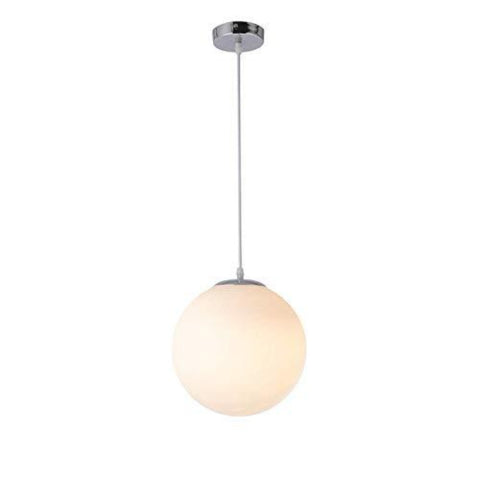 Szklana kula żyrandol prosta lampa wisząca do wnętrz średnica 15CM do sypialni salon korytarz restauracja kawiarnia 1 szt.