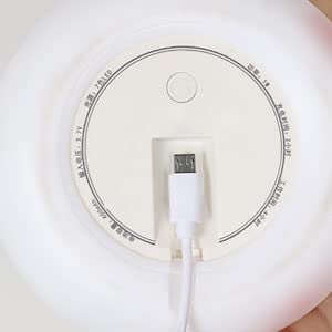 Lampka nocna dla dzieci, 7 kolorów LED Light Ładowana lampka nocna LED dla dzieci z USB, Soft Touch Silikonowa lampka nocna, Przenośna urocza lampka nocna dla niemowląt, chłopców i dziewcząt Prezent