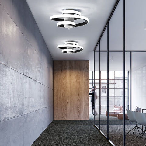 Plafonnier LED Moderne, 24W Plafonnier Design Créatif