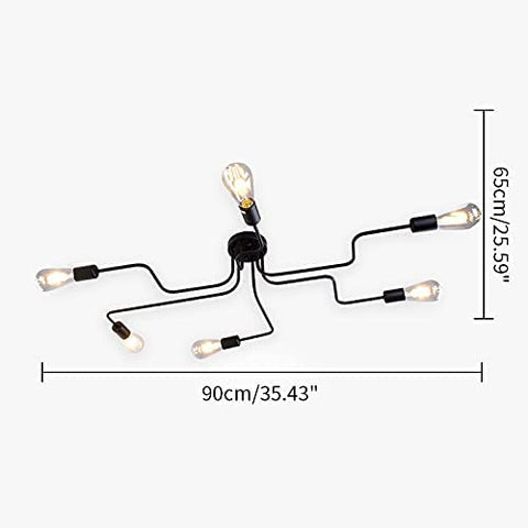 Tableau des tailles de plafonnier