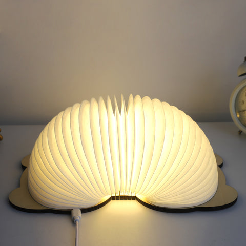Składana lampka LED Goeco, wielokolorowe lampki nocne z pandą rysunkową, składana lampka USB z możliwością ładowania