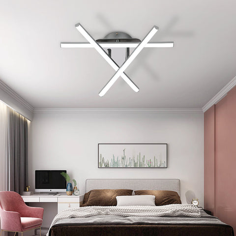 Lampa sufitowa LED, minimalistyczna lampa sufitowa LED 18 W, chłodne białe światła, 6500 K, zintegrowane diody LED, lampa sufitowa do sypialni, salonu, jadalni, IP20