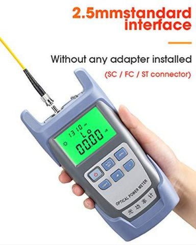 Fotometr światłowodowy FTTH Tester kabli optycznych Tester światłowodów -70 dBm do +10 dBm