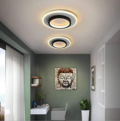 Lampa sufitowa LED, lampa sufitowa Nordic 23W do korytarzy, salonu, sypialni, średnica 24cm, okrągła 3000K-6500K