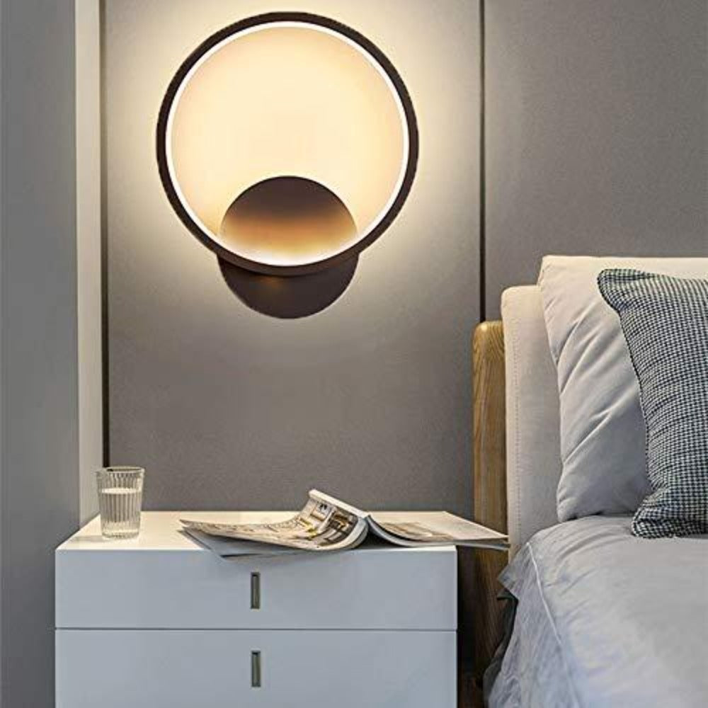 Applique Murale Led Interieur Ronde Blanc Chaud Acrylique Luminaire Murale Interieur