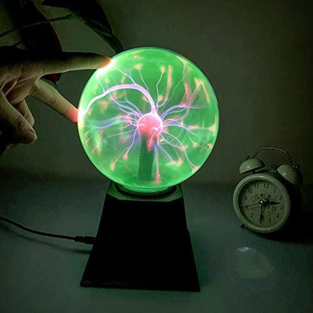 Lumière de Boule de Plasma, 6 Pouces Lampe Plasma Boule Magique, Lampe Sensible au Touch