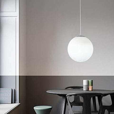 Szklana kula żyrandol prosta lampa wisząca do wnętrz średnica 15CM do sypialni salon korytarz restauracja kawiarnia 1 szt.