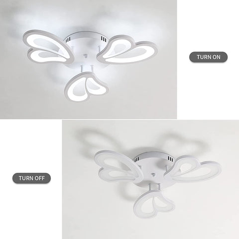 Lampa sufitowa LED 45W, 4050LM 6500K Lampa sufitowa LED do łazienki Kuchnia Salon Sypialnia Balkon Garaż
