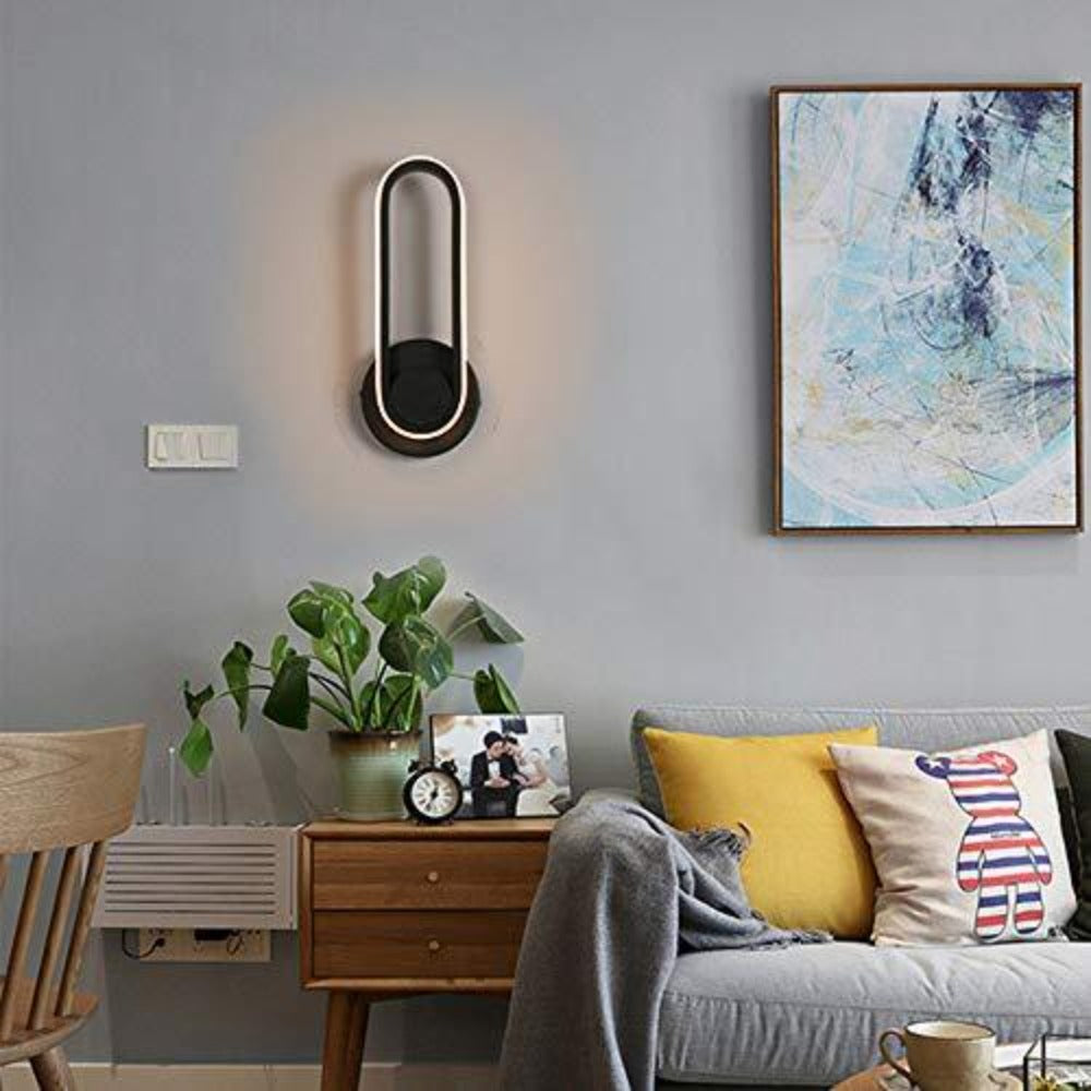 Applique Murale LED Intérieur 12W, Lampe Chevet Murale Dimmable