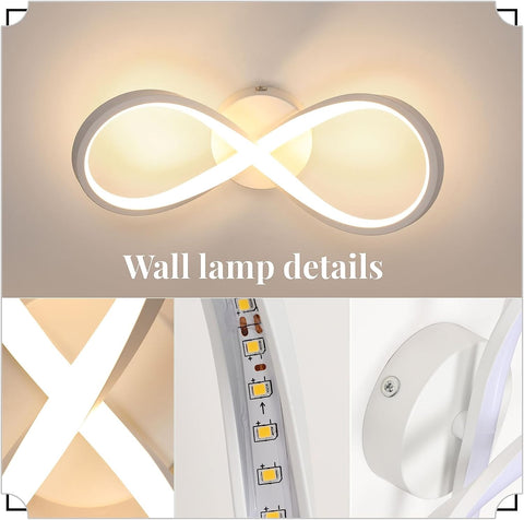 Nowoczesny design Lampa sufitowa LED Ciepła biała lampa sufitowa 3000K do salonu Sypialnia Jadalnia Biuro Biała