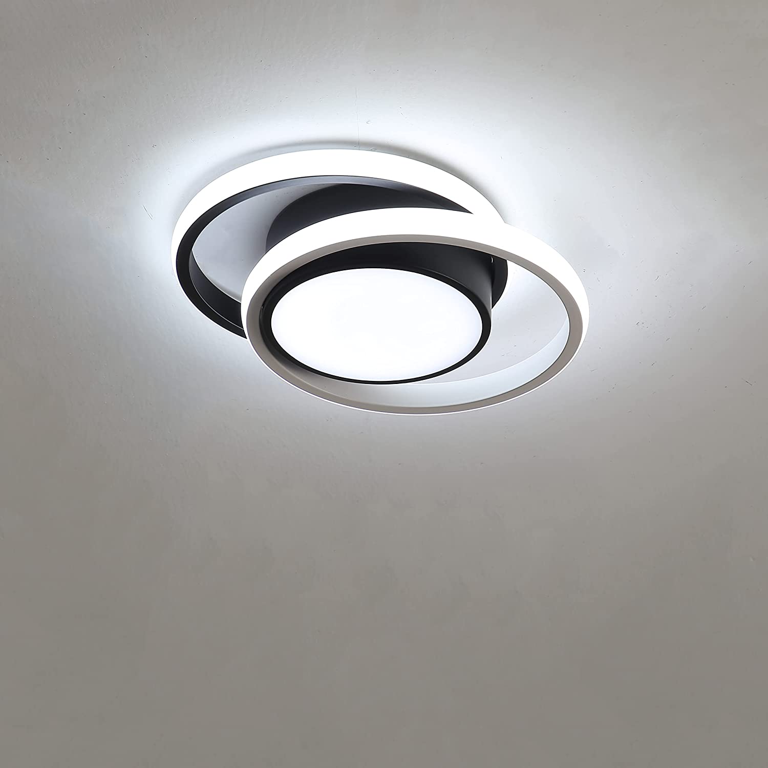 Plafonnier LED rond, Lampe de Plafond moderne 32W