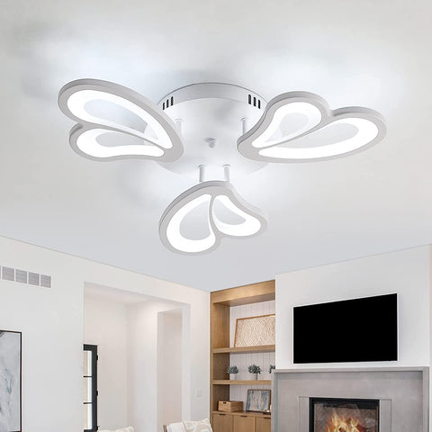 Lampa sufitowa LED 45W, 4050LM 6500K Lampa sufitowa LED do łazienki Kuchnia Salon Sypialnia Balkon Garaż