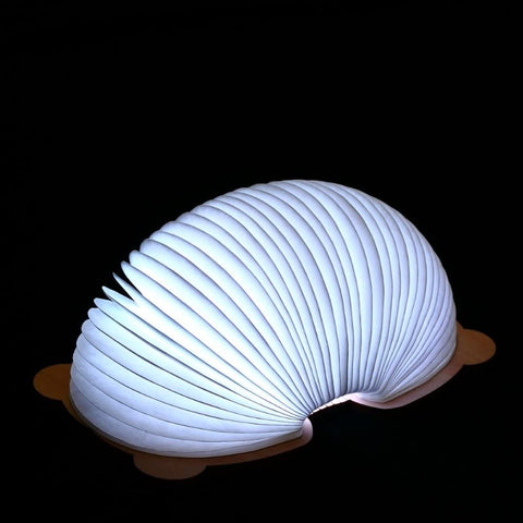 Składana lampka do książki - Lampka nocna dla dzieci - Przenośna lampa papierowa - 7 kolorów - Ładowanie przez USB